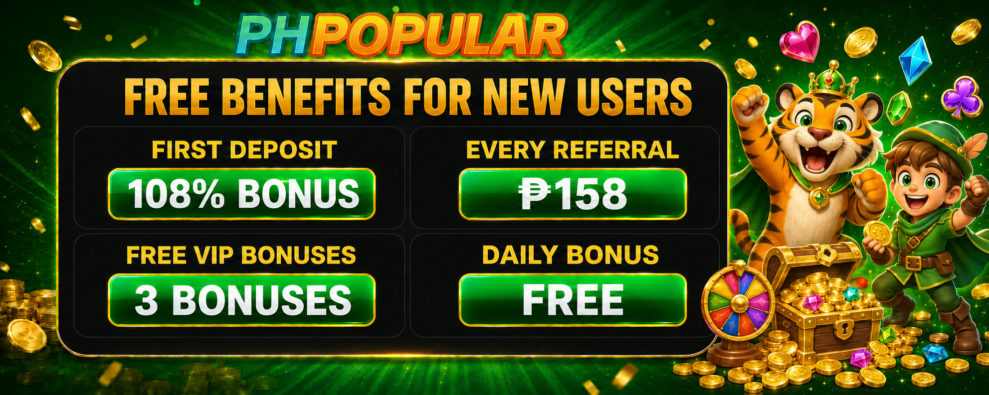 PHPOPULAR free benefits for new users
